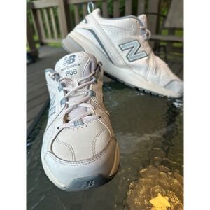 New Balance 608 Training Shoes Cross Trainers White Non‎ Marking Woman's 9.5